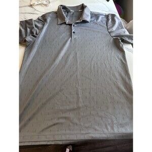 ADIDAS Men,s Heat Color  Gray polo Shirt Size M Active pre-owned Good